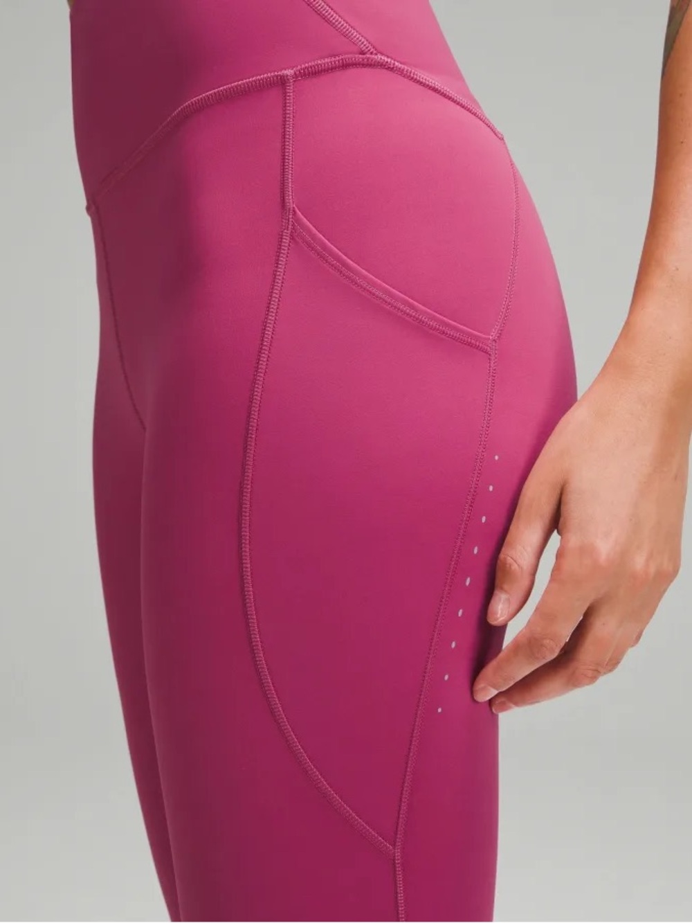 lululemon athletica High-Rise Side-Pocket Leggings in Magenta